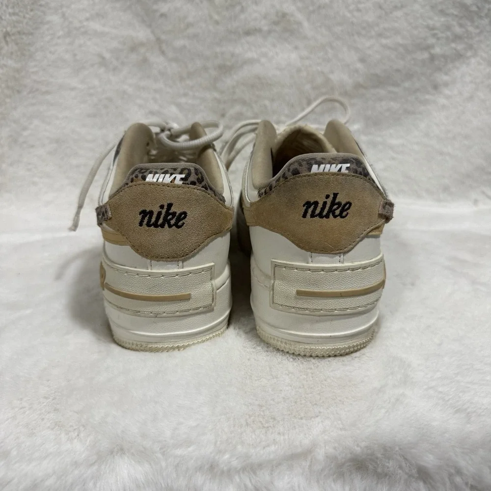 Nike Air Force 1 Shadow White Leopard Animal Print C10919-120